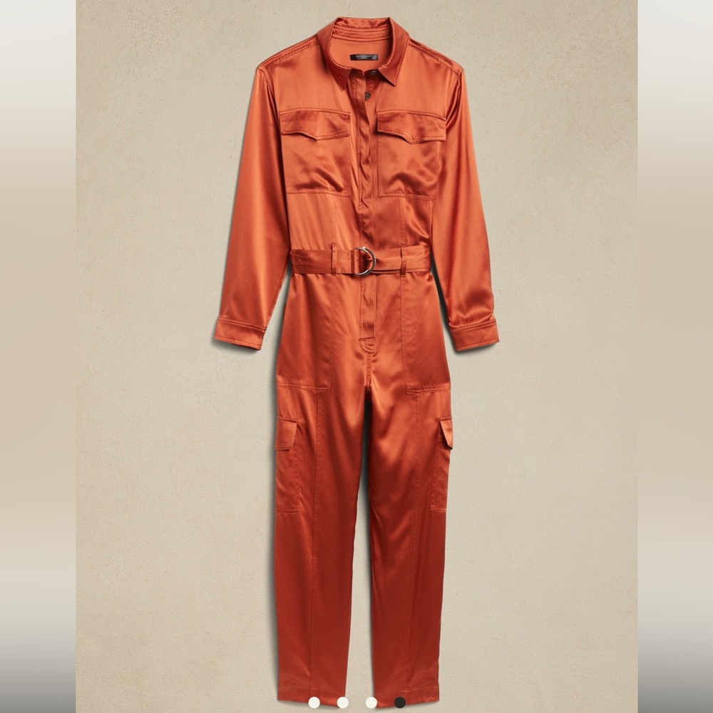 Silk Aviator Jumpsuit